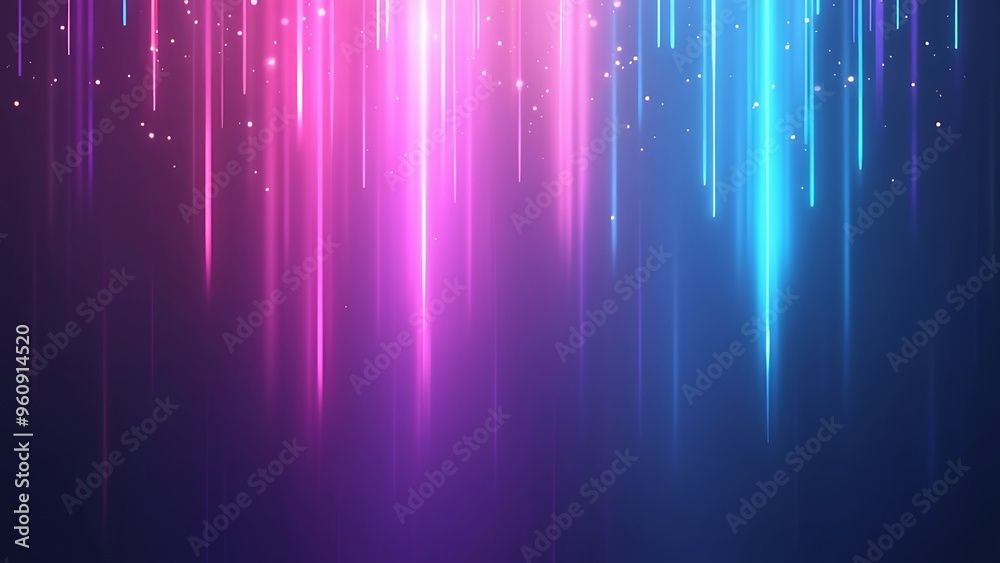 a black background with light pink, purple, blue and green lights Generative AI a black background with light pink, purple, blue and green lights Generative AI