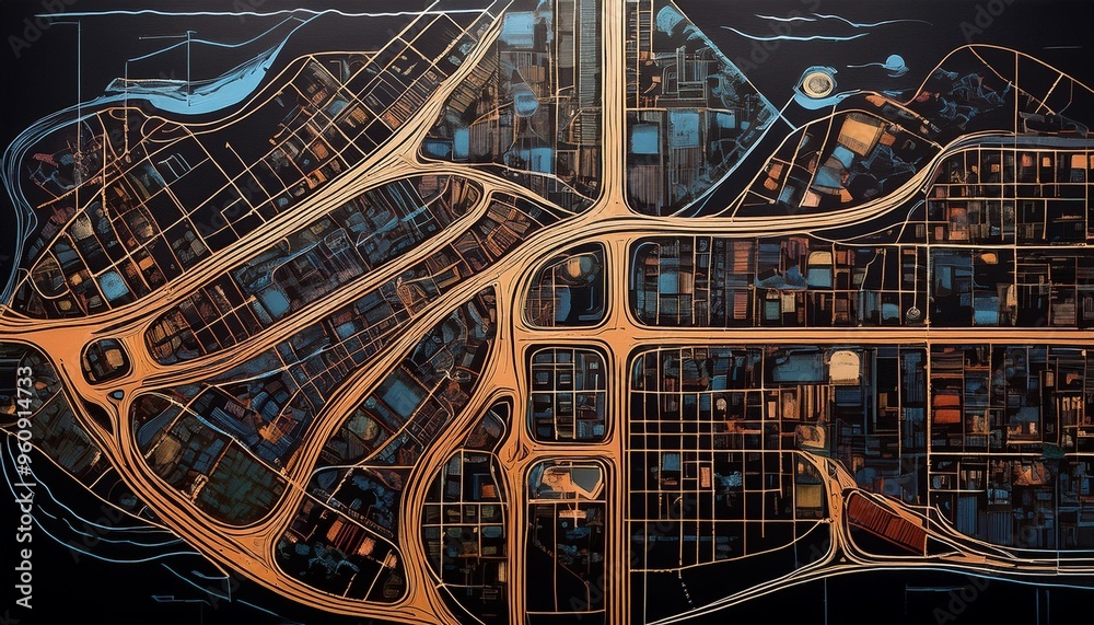 Obraz premium background with lines