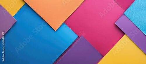 Colored Paper Background Material Design photo