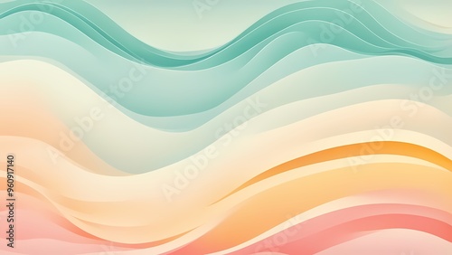 abstract background with waves