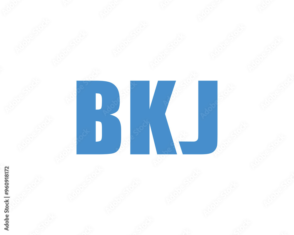 BKJ logo design vector template. BKJ BKJ logo design vector template. BKJ