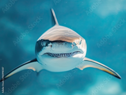 shark isolated on cute background