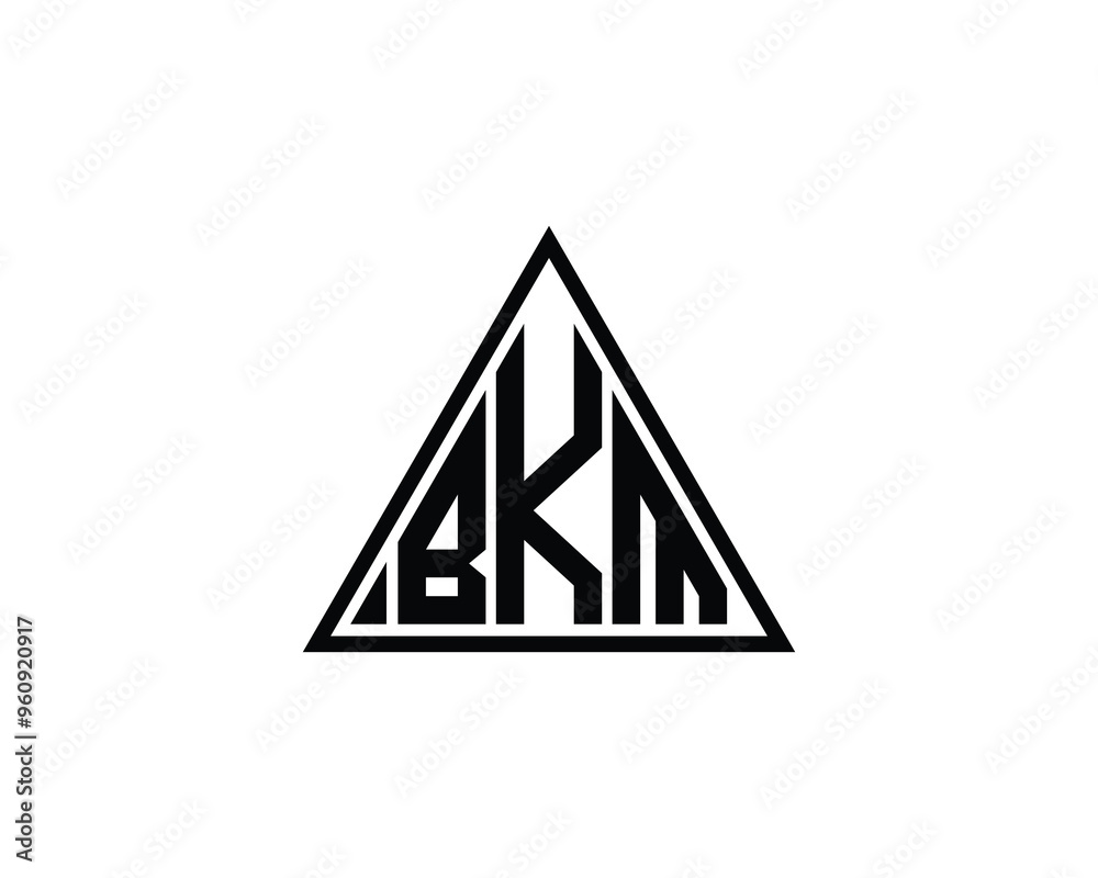 BKM logo design vector template. BKM BKM logo design vector template. BKM