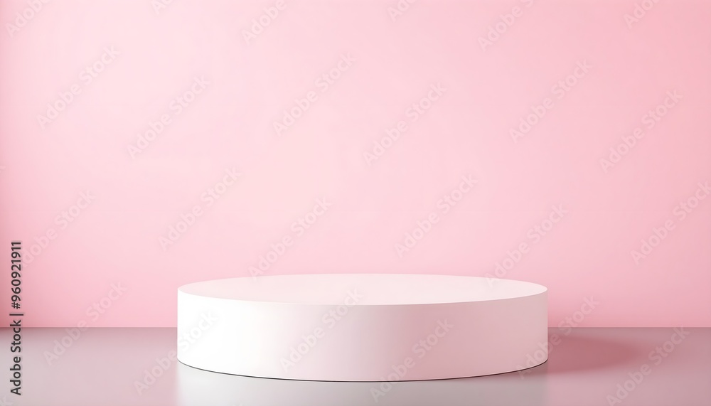 Pastel white podium pedestal with matte color background. Style-82 Pastel white podium pedestal with matte color background. Style-82