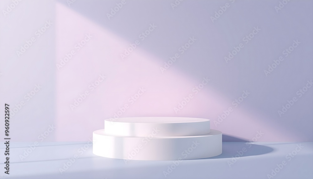 Pastel white podium pedestal with matte color background. Style-38 Pastel white podium pedestal with matte color background. Style-38