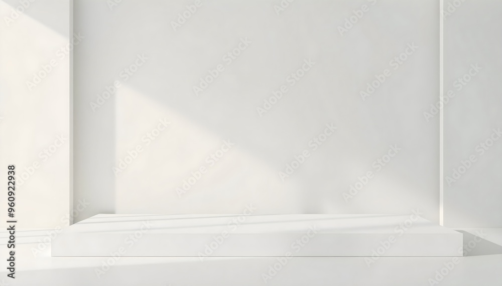 Pastel white podium pedestal with matte color background. Style-62 Pastel white podium pedestal with matte color background. Style-62