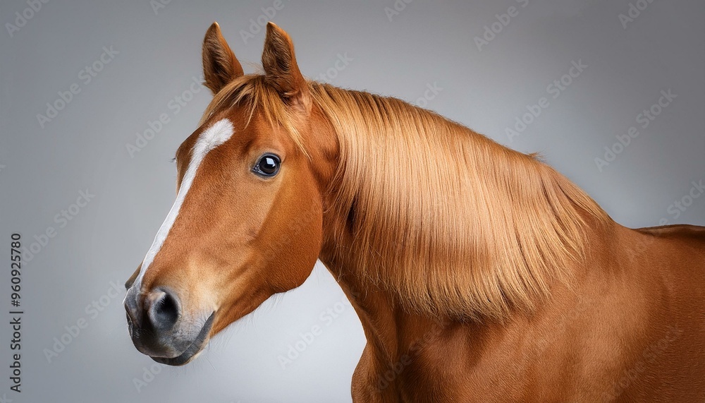 Obraz premium 사실적인 말 사진 이미지