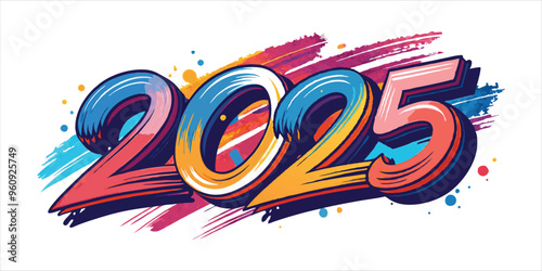 Happy New Year 2024 Vector background. Graphic info Design 2024