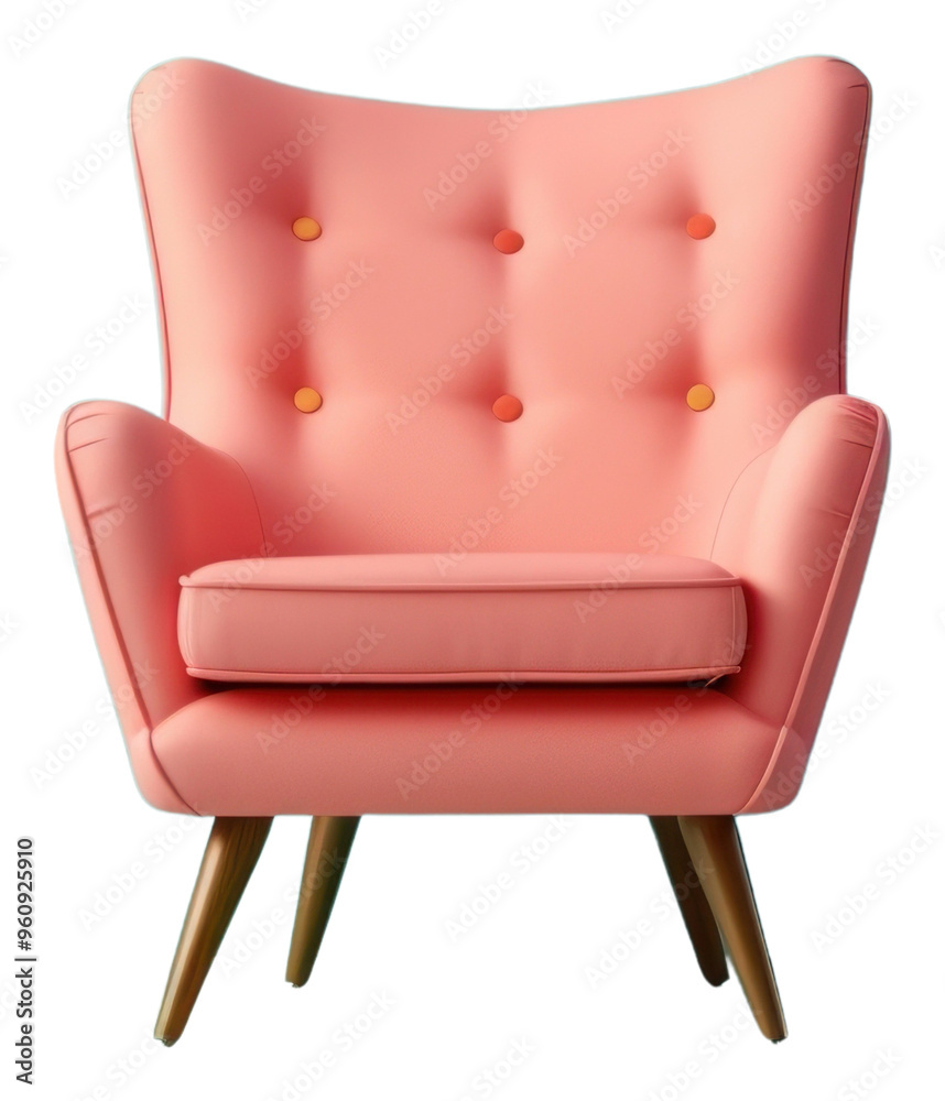 Fototapeta premium PNG Armchair furniture wall comfortable.