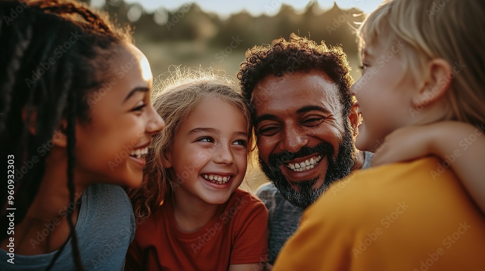 diverse family participating in a community event, with everyone smiling and enjoying the shared experience, representing the importance of family bonds diverse family participating in a community event, with everyone smiling and enjoying the shared experience, representing the importance of family bonds