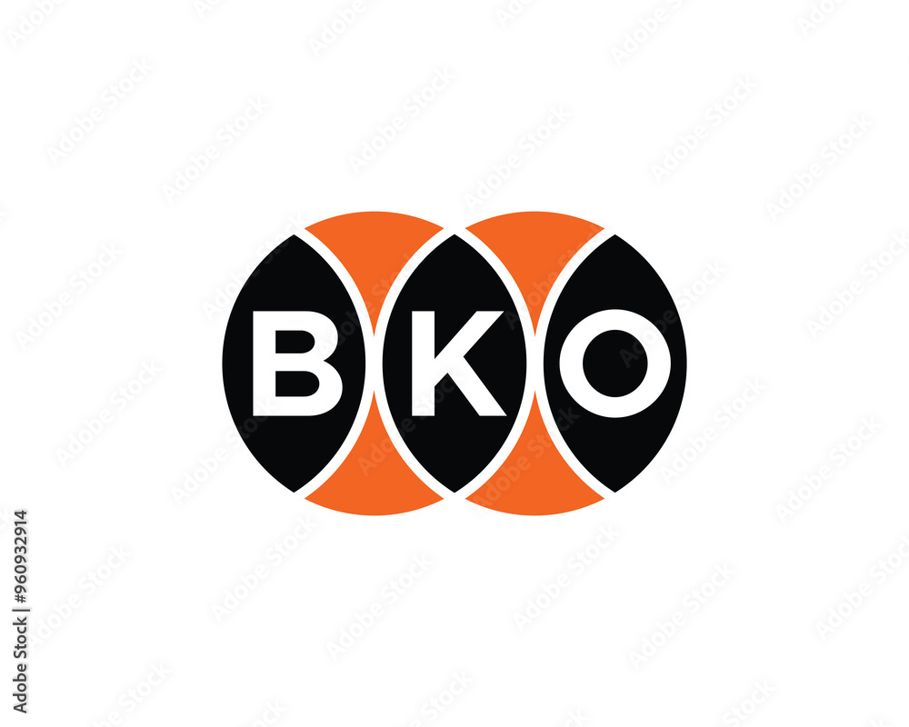 BKO logo design vector template, BKO BKO logo design vector template, BKO