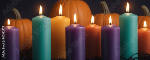 Candles and Pumpkins