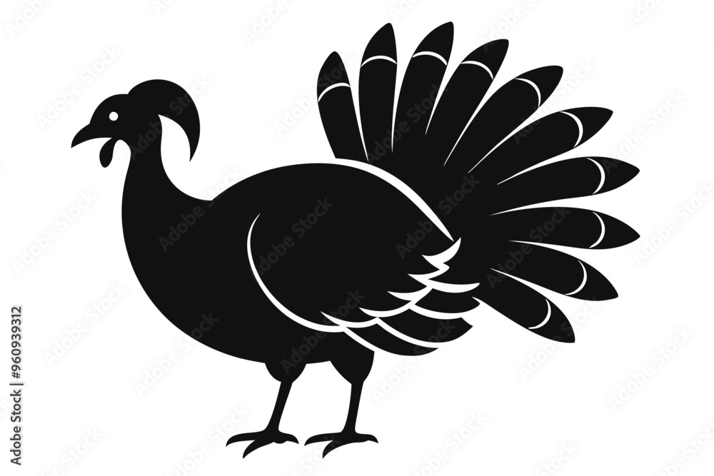 turkey vector illustration silhouette vector illustration black and white turkey vector illustration silhouette vector illustration black and white