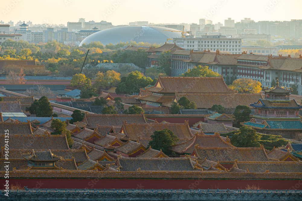 Obraz premium China Beijing Palace Museum Ancient Architecture Landscape