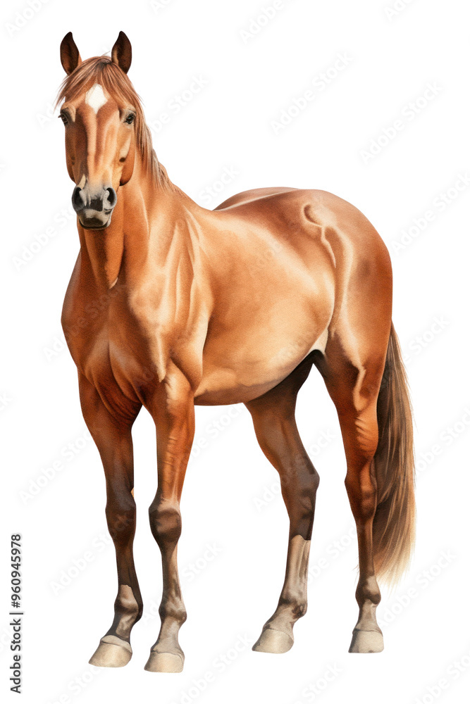 Obraz premium PNG Horse stallion mammal animal.