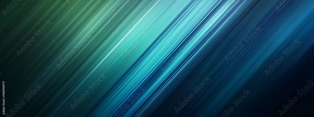 Abstract Diagonal Lines in Blue and Green Hues Abstract Diagonal Lines in Blue and Green Hues