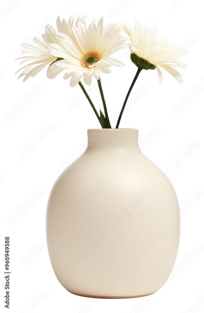PNG A minimal off-white flower jar pottery plant vase. PNG A minimal off-white flower jar pottery plant vase.
