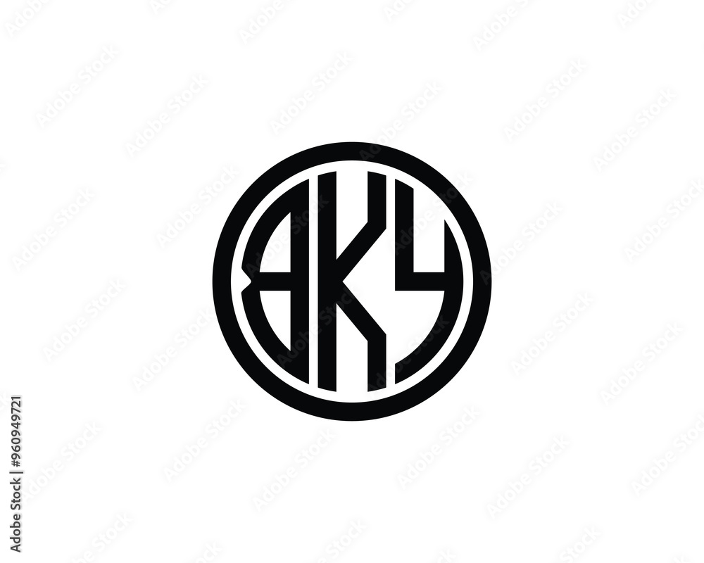 BKY Logo design vector template. BKY BKY Logo design vector template. BKY