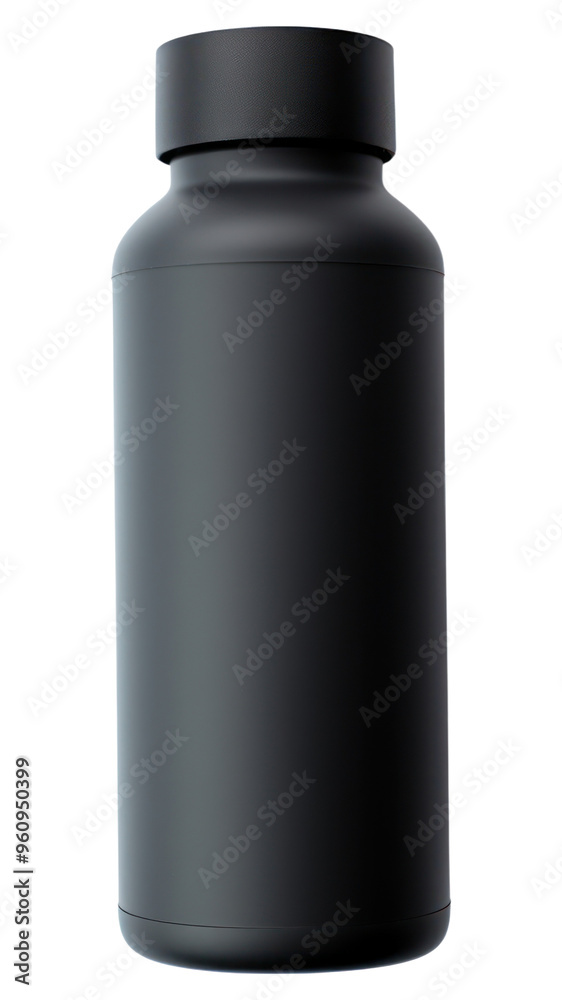 PNG Matte plastic water bottle black jar white background. PNG Matte plastic water bottle black jar white background.