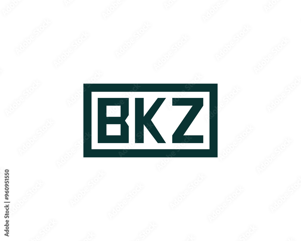 BKZ logo design vector template. BKZ