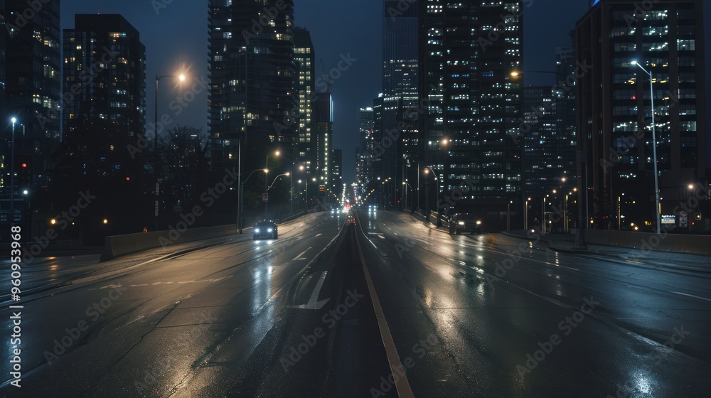 Obraz premium Cityscape at Night