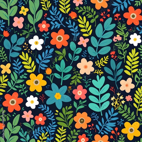 Colorful Floral Pattern