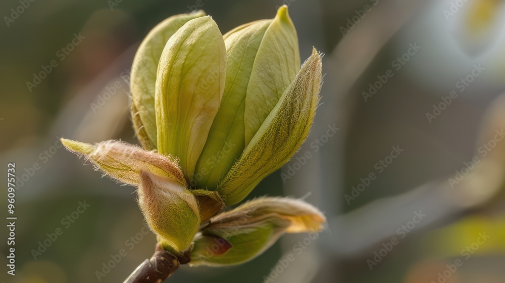 Green Magnolia Bud Green Magnolia Bud