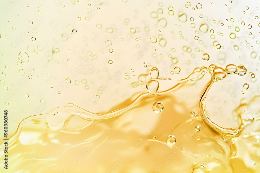 Liquid yellow gel on a digital screen abstract background Liquid yellow gel on a digital screen abstract background