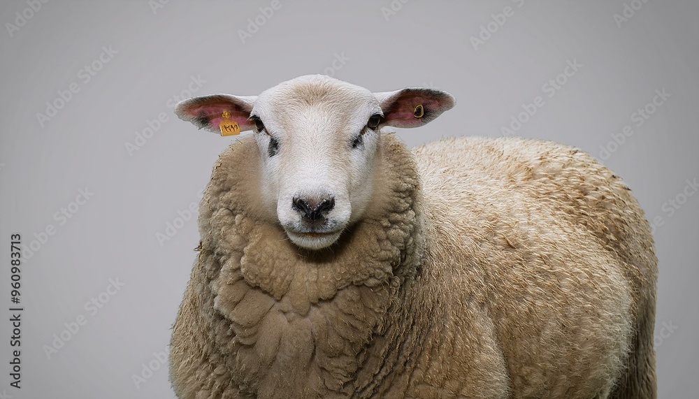 Fototapeta premium 사실적인 양 사진 이미지