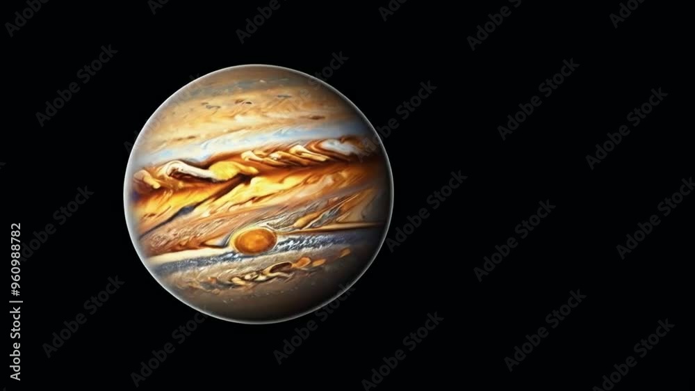 Jupiter, the largest planet in our solar system, is a gas giant with a swirling atmosphere of clouds in shades of brown, orange, yellow, and white. Jupiter, the largest planet in our solar system, is a gas giant with a swirling atmosphere of clouds in shades of brown, orange, yellow, and white.