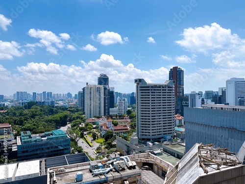 Canvastavla Singapore Buildings Landscape Orchard Road Far East Plaza Hotels