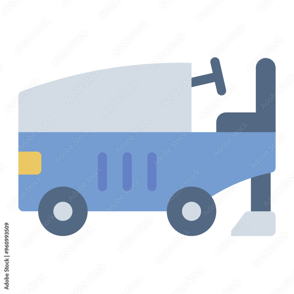 Zamboni machine icon used to maintain the ice surface during hockey games. Zamboni machine icon used to maintain the ice surface during hockey games.