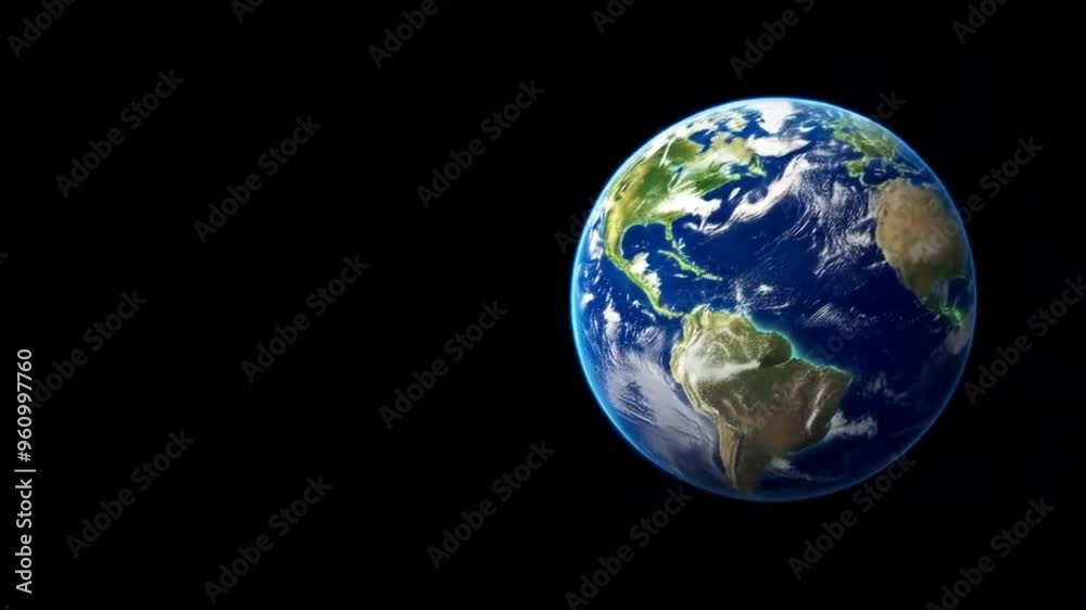 A view of Earth from space, showcasing its blue oceans and green landmasses. A view of Earth from space, showcasing its blue oceans and green landmasses.