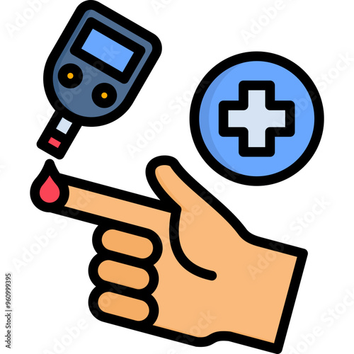 Diabetes Test Icon