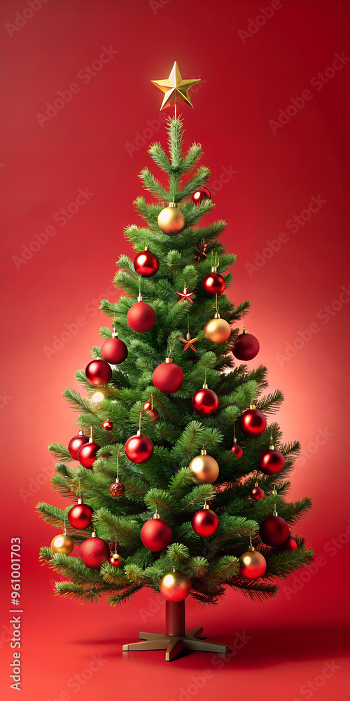 red christmas tree red christmas tree