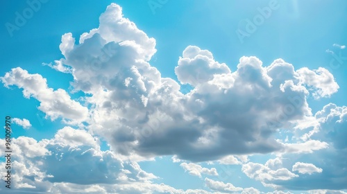 Clouds in a Clear Blue Sky