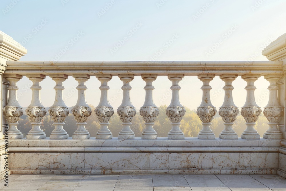 Fototapeta premium Classical Building Balcony