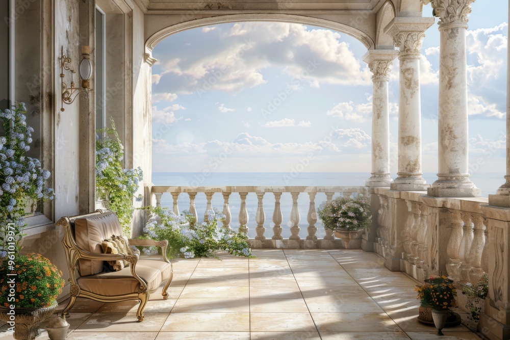 Classical Building Balcony Classical Building Balcony