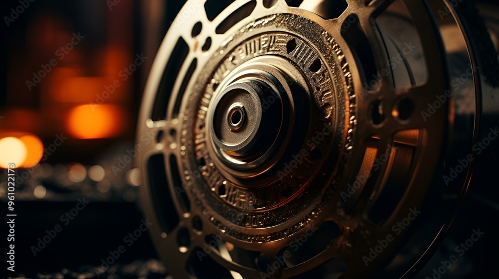 a close up of a circular object. a close up of a circular object.