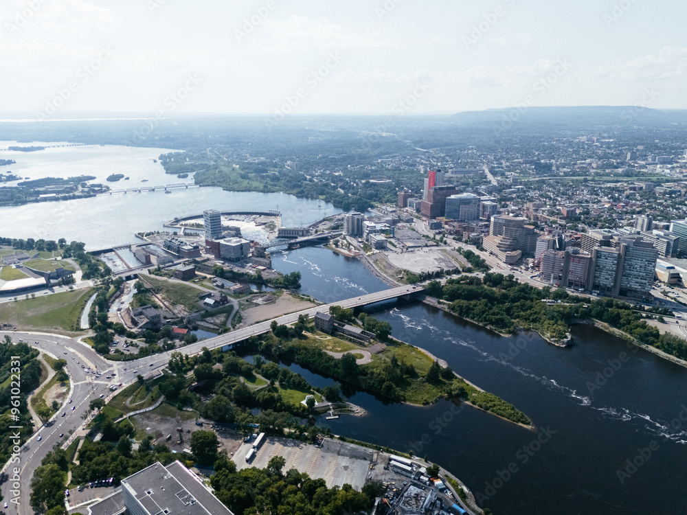 aerial city view of the skyline of downtown Ottawa, including Parliament buildings Ottawa, Ontario Canada aerial city view of the skyline of downtown Ottawa, including Parliament buildings Ottawa, Ontario Canada