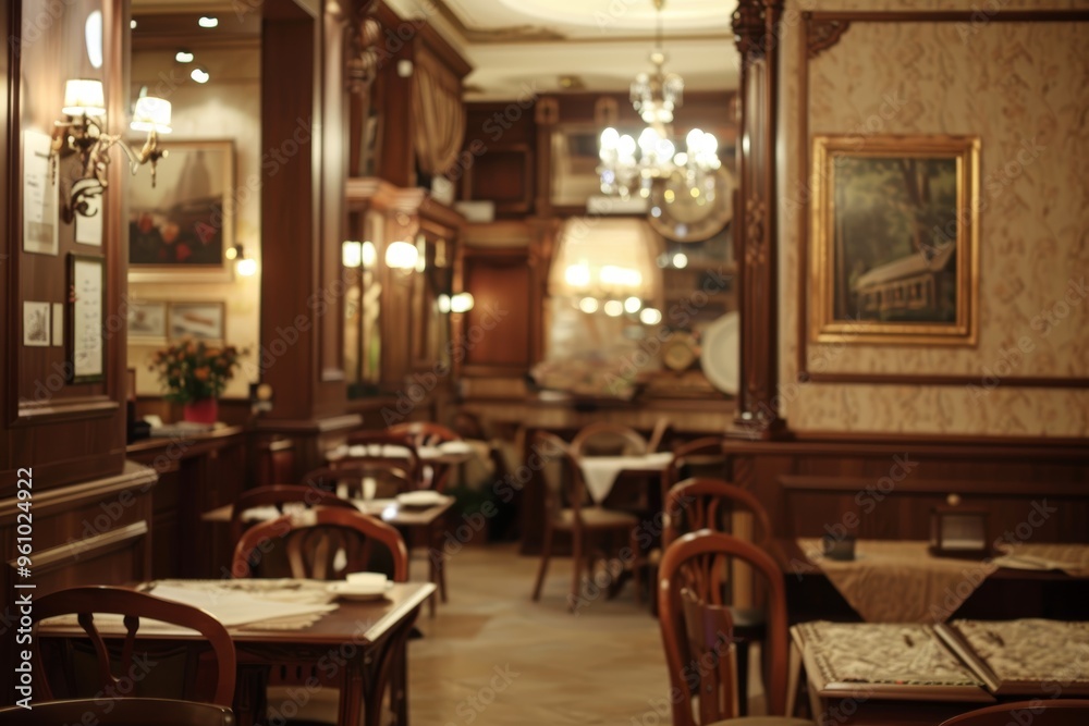 Classical Theme Cafe Interior Classical Theme Cafe Interior