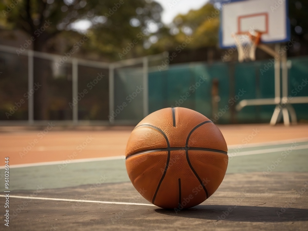 basketball ball in the court basketball ball in the court