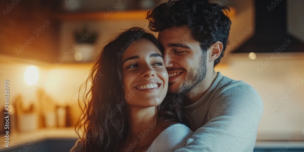 Warm and Cozy Couple Moment Warm and Cozy Couple Moment