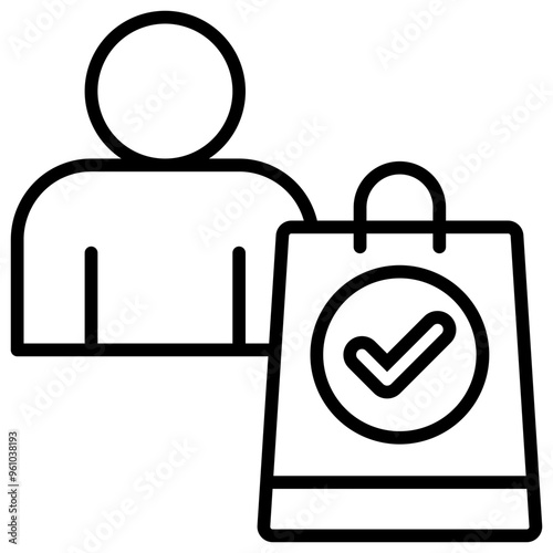 Customer Outline Icon