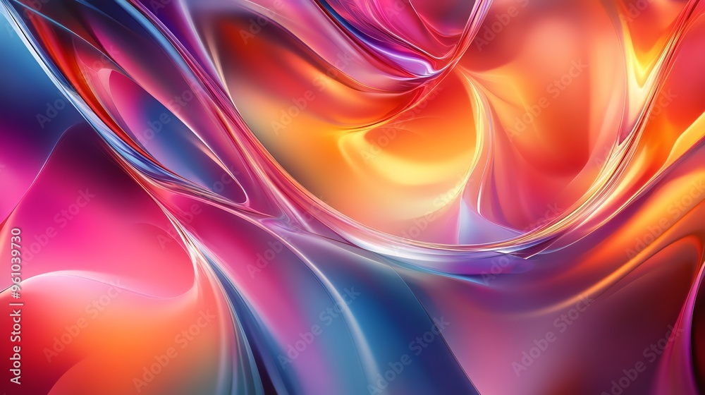 Abstract background with vibrant, flowing colors. Abstract background with vibrant, flowing colors.