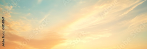 Beautiful sky at sunrise or sunset