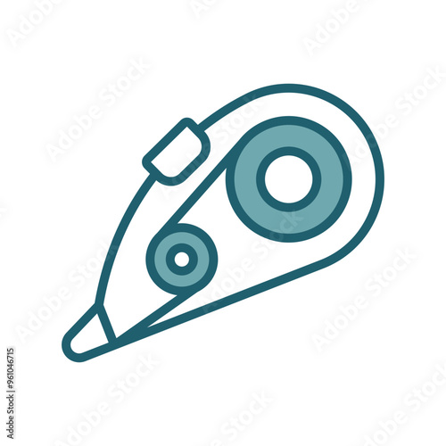 correction tape icon vector design template simple and clean