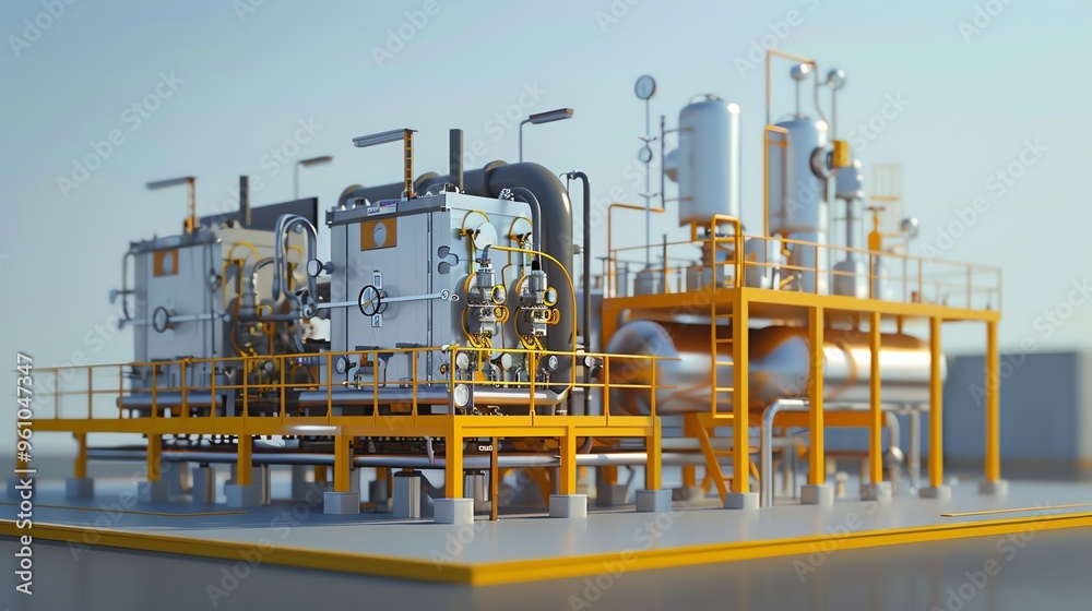 A 3D render of a sidebyside fuel composition monitoring system A 3D render of a sidebyside fuel composition monitoring system