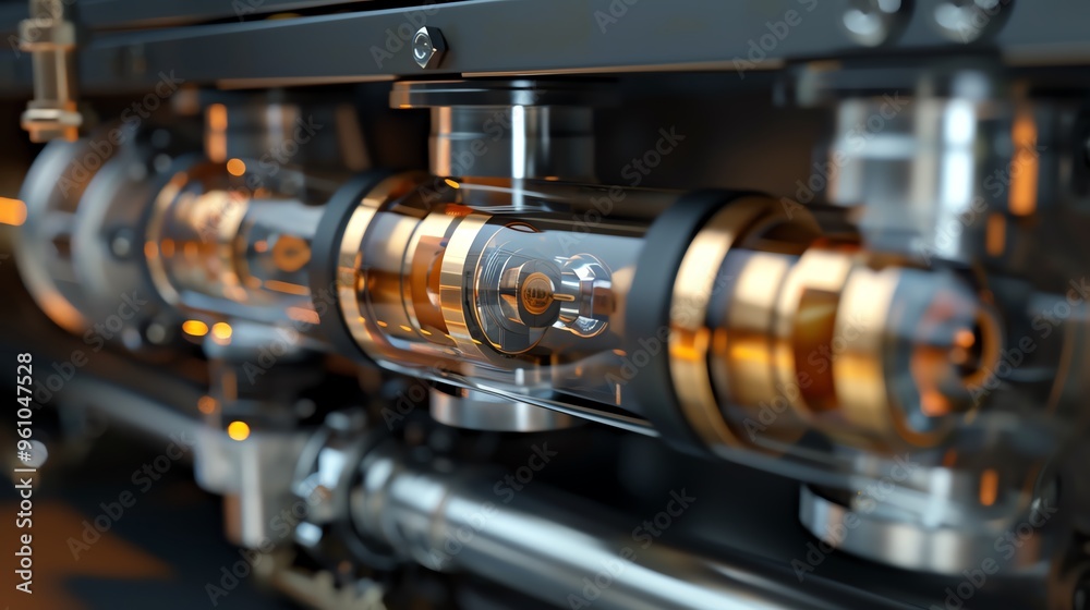 A 3D render of a sidebyside fuel level transducer A 3D render of a sidebyside fuel level transducer