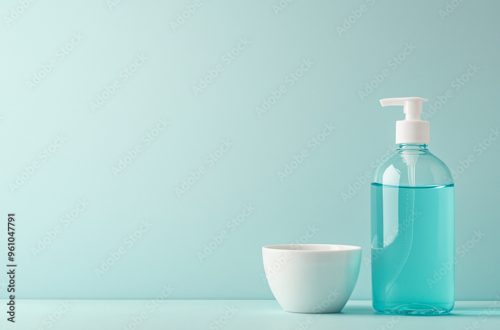 Crisp and Clean Mouthwash Set with Expansive Cup: Dental Hygiene Essentials